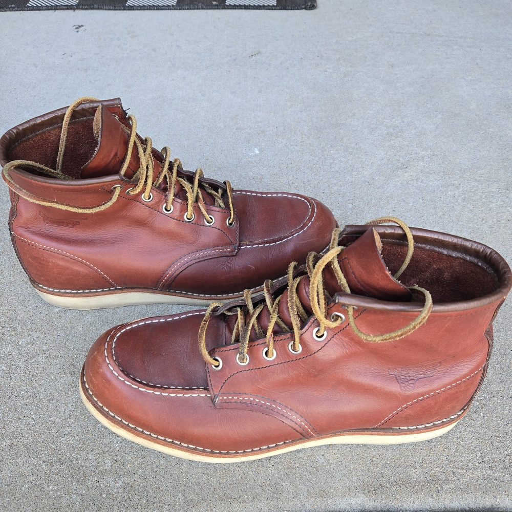 Red Wing Shoes Chestnut Leather Boots